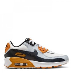 Nike Max 90 LTR Big Kids' Trainers Grey/Orange