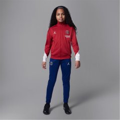 Nike Paris Saint Germain Strike Fourth Knit Tracksuit Set Juniors Jordan Red
