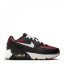 Nike Air Max 90 Little Kids' Shoes Black/Red