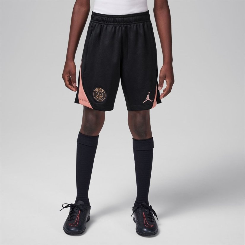 Nike Paris Saint-Germain Strike Third Shorts 2024 2025 Juniors Black