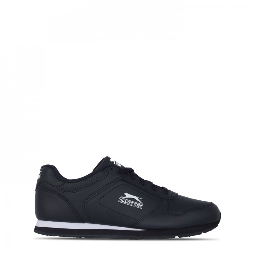 Slazenger Classic Mens Trainers Navy/White