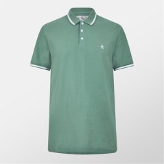 Original Penguin OP Tipped pánske polo tričko Oil Blue