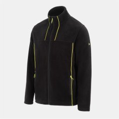 Dunlop Men's Micro Fleece Hi-Vis Long Sleeve Softshell Jacket Black