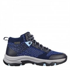 Skechers Trego - Out Of Here Trekking Boots Womens Navy/Blue/Hot M
