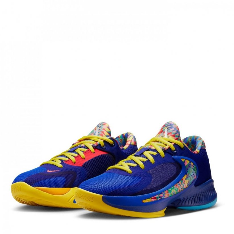 Nike Freak 4 SE Jnr basketbalové boty Royal/Gold