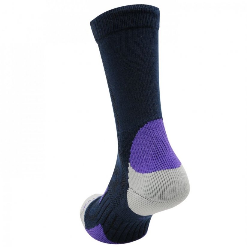 Karrimor 2 Pack Walking Socks Ladies Navy/Purple