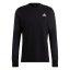 adidas Fast Reflective Crew Sweatshirt Mens Black / Reflective Silver