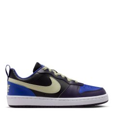 Nike Court Borough Low Recraft Children Shoes Blk/Olive Aura