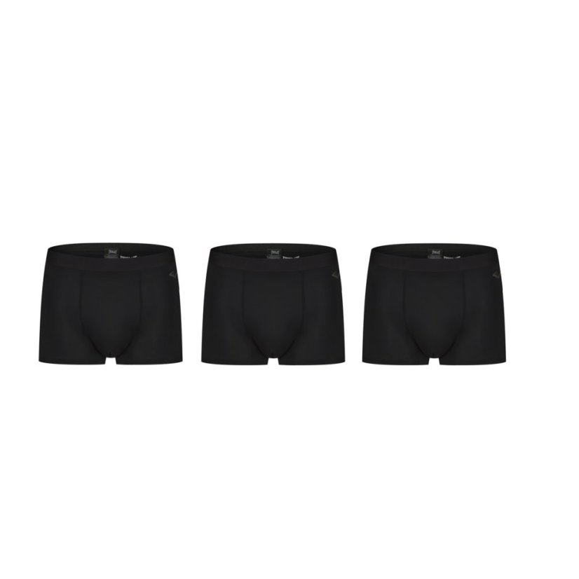 Everlast 3Pk Performance Boxers Mens Black