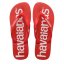 Havaianas Logomania Mens Flip Flops Ruby Red 2090