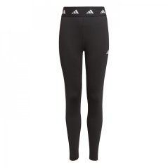 adidas TechFit Tights Junior Girls Black/White