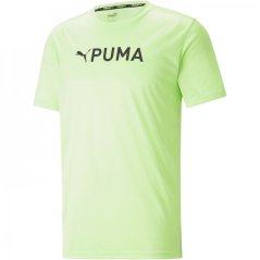 Puma Fit Logo Tee - CF Graphic Fizzy Lime