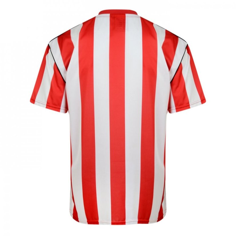 Score Draw Sunderland Home Shirt 1989/1990 Adults Red/White