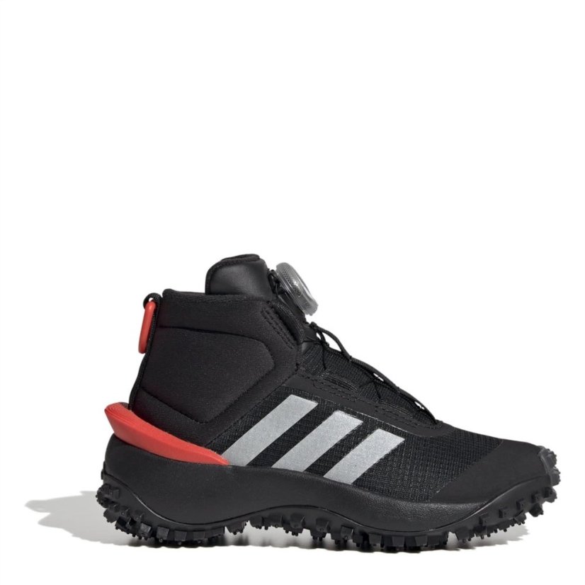 adidas Kids' FORTATRAIL Chukka Boot CBLACK/SILVMT/B