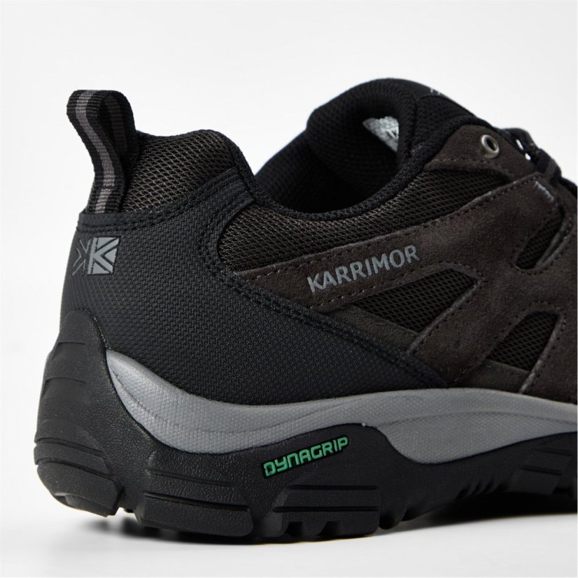 Karrimor Summit Leather Walking Shoes Mens Charcoal