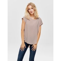 Only Vic Short Sleeve Solid T-Shirt Pale Mauve