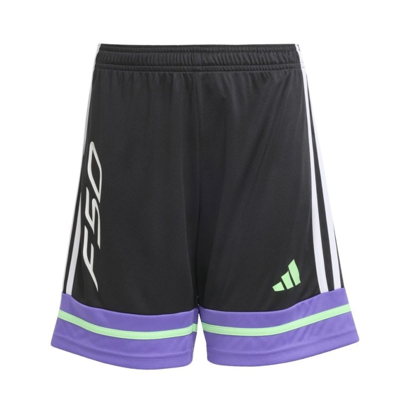 adidas F50 Training Shorts Juniors Black/Purple