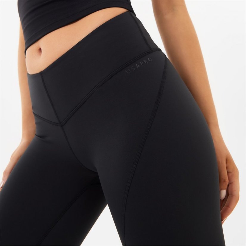 USA Pro x Sophie Habboo Sculpt V Front Leggings Black