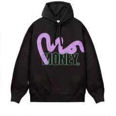 Money Stencil Block Hood Black