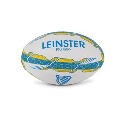 Official Leinster Rugby Ball Size 5 White/Blue