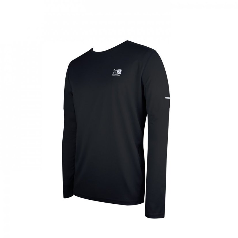 Karrimor Long Sleeve Run pánské tričko Black