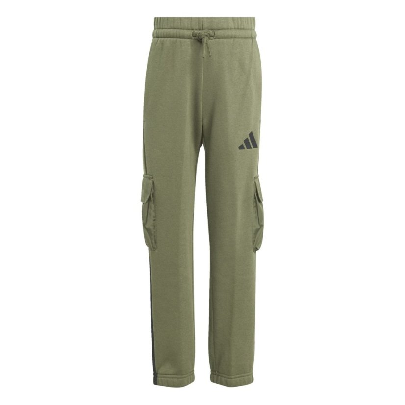 adidas Little Kids Utility Cargo Joggers Khaki