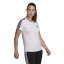 adidas Essentials Slim 3-Stripe dámske tričko White/Black