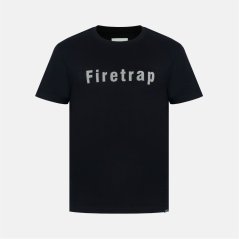 Firetrap Large Logo pánské tričko Black