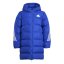 adidas Kids' Future Icons Hooded Long Sleeve Puffer Jacket Semi Blue