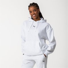 Puma Women's Essentials Oversized Hoodie Ice Grey Marl