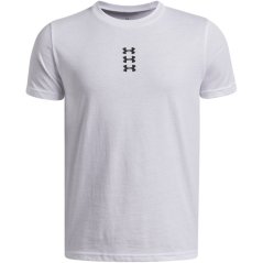 Under Armour Kids' Short Sleeve Performance T-Shirt White/Black
