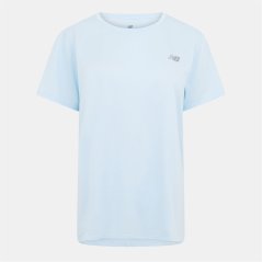 New Balance Women's Short-Sleeve Performance Running Top Frosted Glass