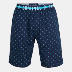 Original Penguin Men's Ppx8 All Over Print Pyjama Shorts Blue