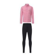 USA Pro USA Pro 1/4 Tracksuit Juniors Black/Pink