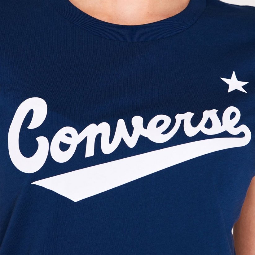 Converse Nova Logo dámske tričko Navy