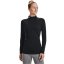 Under Armour Women's Authentics Long-Sleeve Performance Mockneck Gym Top Black