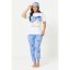 Character Lilo and Stitch Jersey Pj Set Blue