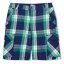 Puma Unisex Kids' Check Walking Shorts Green