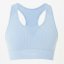 USA Pro UP Seamless Crop Sports Bra Brunera Blue