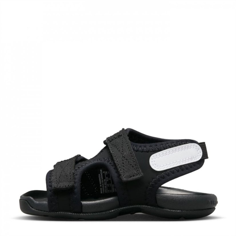 Nike Sunray Adjust 6 Little Kids' Slides Black/White