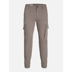 Jack and Jones Slim Stretch Cuffed Cargo Pants Falcon