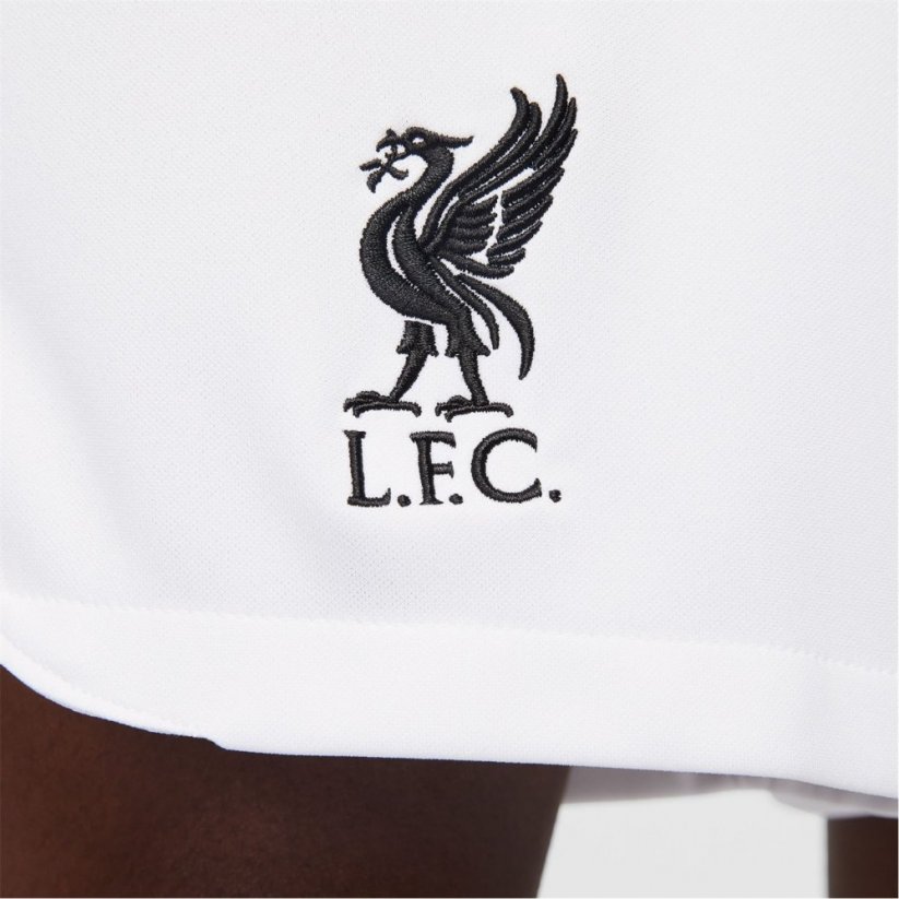 Nike Liverpool Away Shorts 2022 2023 Adults White/Black