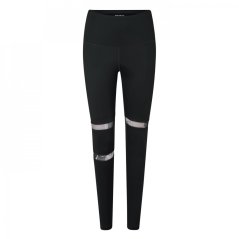Reebok Women's Detail Gym Leggings Night Black