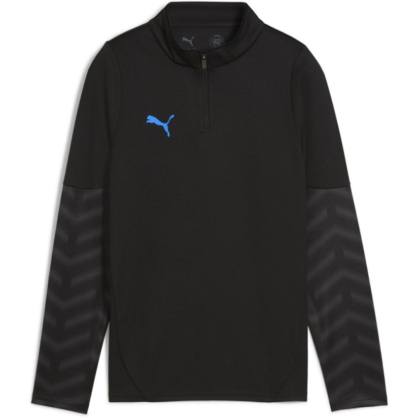 Puma Individual Cup Drill Top Juniors Black/Blue