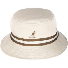 Kangol Stripe Bucket Hat Beige