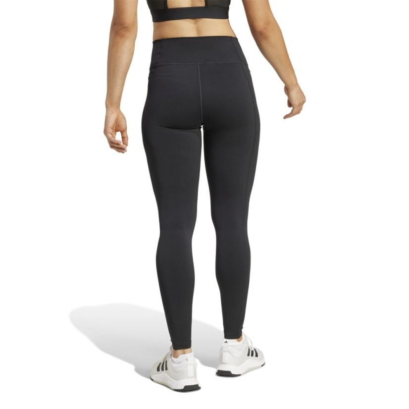 adidas Training Essentials Big Logo Leggings Womens Black/White