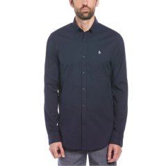 Original Penguin Ecovero Oxford Shirt Dark Sapphire