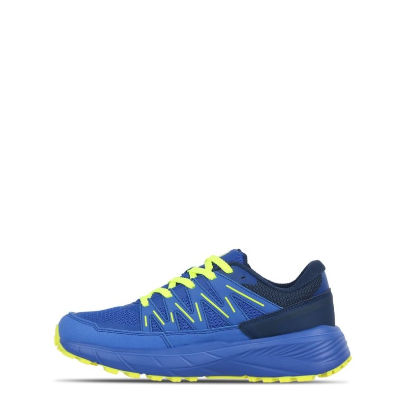 Karrimor Caracal Trail Trainers Mens Blue/Lime