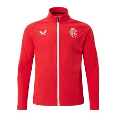 Castore Men's Rangers Anthem Licenced Tracksuit Top Red