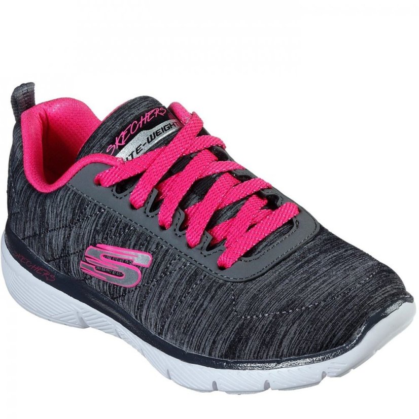 Skechers Appeal 3.0 Trainers Junior Girls Charcoal/Pink